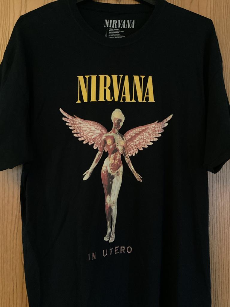 Nirvana - “In Utero” - Black Shirt - L (Runs Large)