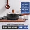 Japanese-style Snow Flat Pot Maifanite Non-Stick Glass Lid Induction Cooker Soup Baby Food Noodle Mini Cooking Pot