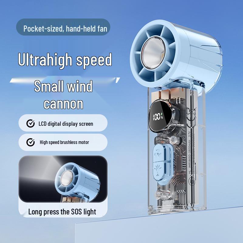 2026 Foldable Clip-on USB Umbrella Fan: Portable, Multi-functional, Large Wind Power for Outdoor Use. Large Wind Power