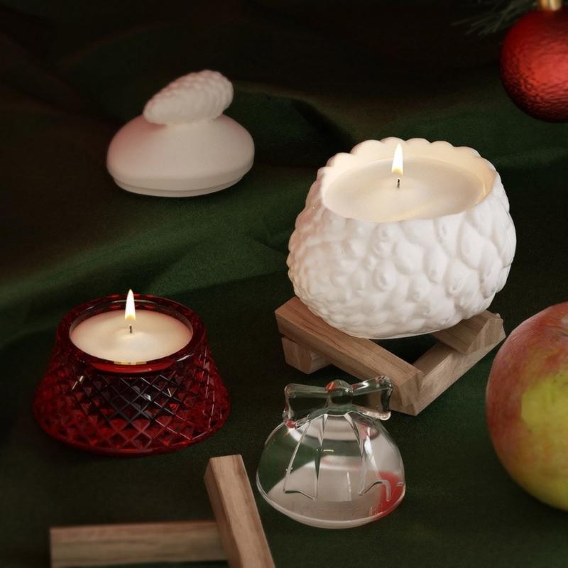 Christmas Resin Mold with Lid Candle Jar Silicone Mould Jewelry Display Storage Box Molds DIYs Epoxy Resin Casting Mould