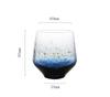 250ml Blue Starry Sky Shadow Whiskey Cup Japanese TOYO SASAKI Wine Glass Artwork Whisky Tumbler XO Chivas Cognac Brandy Snifter