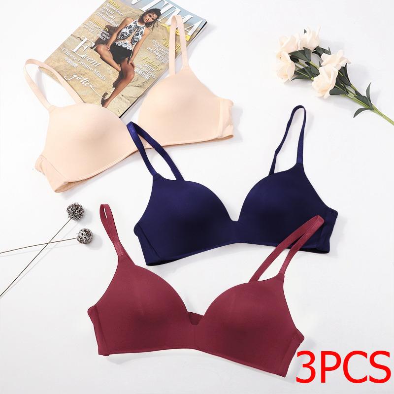 Breathable Bra 2 Bracelet Strapless Slim Seamless Without Rims Gather Sexy