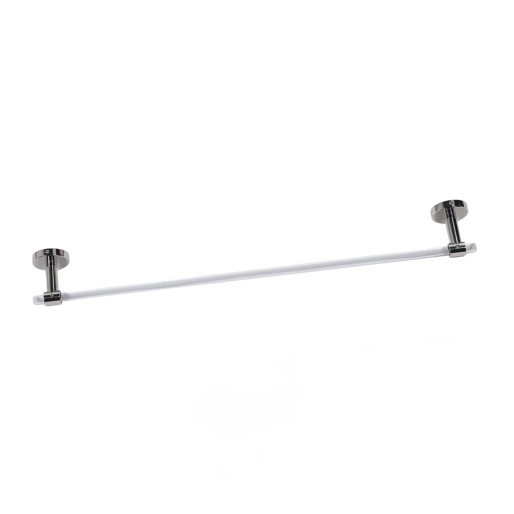 Minimalistyczny Luksusowy Akrylowy Ścienny Wieszak na Ręczniki do Łazienki 60cm