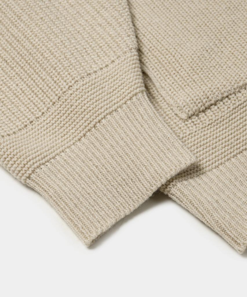 Frizmworks Heavy Wool Round Cardigan _ Cream