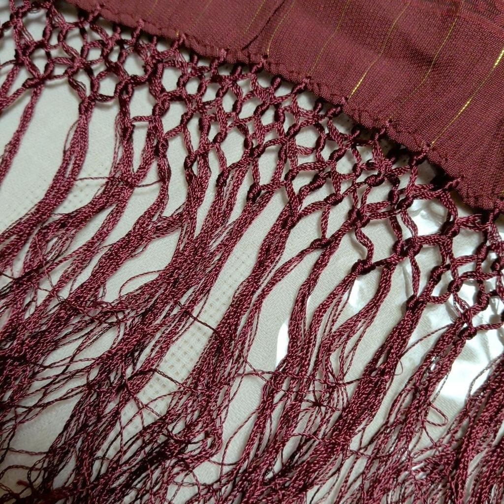 Used Free shippingList Price 26,500 yenHand-woven 100% Silk Large Stole Unisex