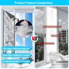 Waterproof Portable AC Window Seal Oxford Fabric Window Insulation Panel  Portable Air Conditioner