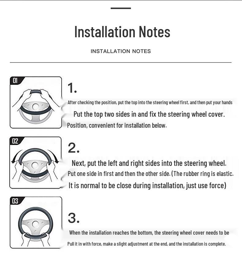 Genuine Leather Steering Wheel Covers for Jeep Compass, Cherokee, Renegade, Wrangler Handlebar.