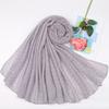 New Pleated Polka Dot Hijab Scarf Women Shimmer Ripple Shawls Muslim Glitter Shawl Wraps Stretchy Headband Scarves Soft Pashmina