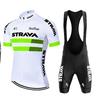 Bicycle Short-sleeved Strap Set, Quick-drying Men's and Women's Road Cycling Cycling Cycling Shorts  Summer Breathable Cycling Suit Set