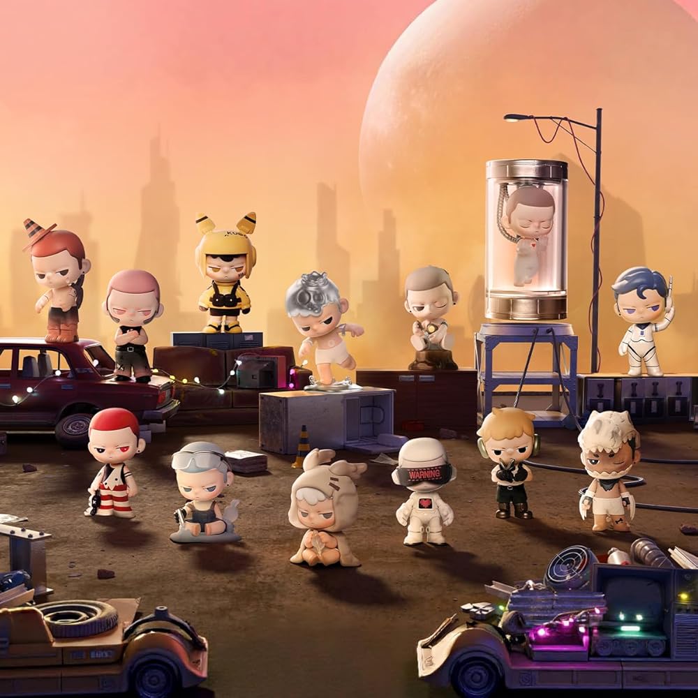 Pop Mart Kubo City of Sunset Series Blind Box Figure 1 Piece PVC Toy Collectible Original Character