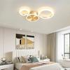 Modern minimalist LED ceiling light Nordic luxury gold ring light Living room dining room bedroom ceiling light Home decoration