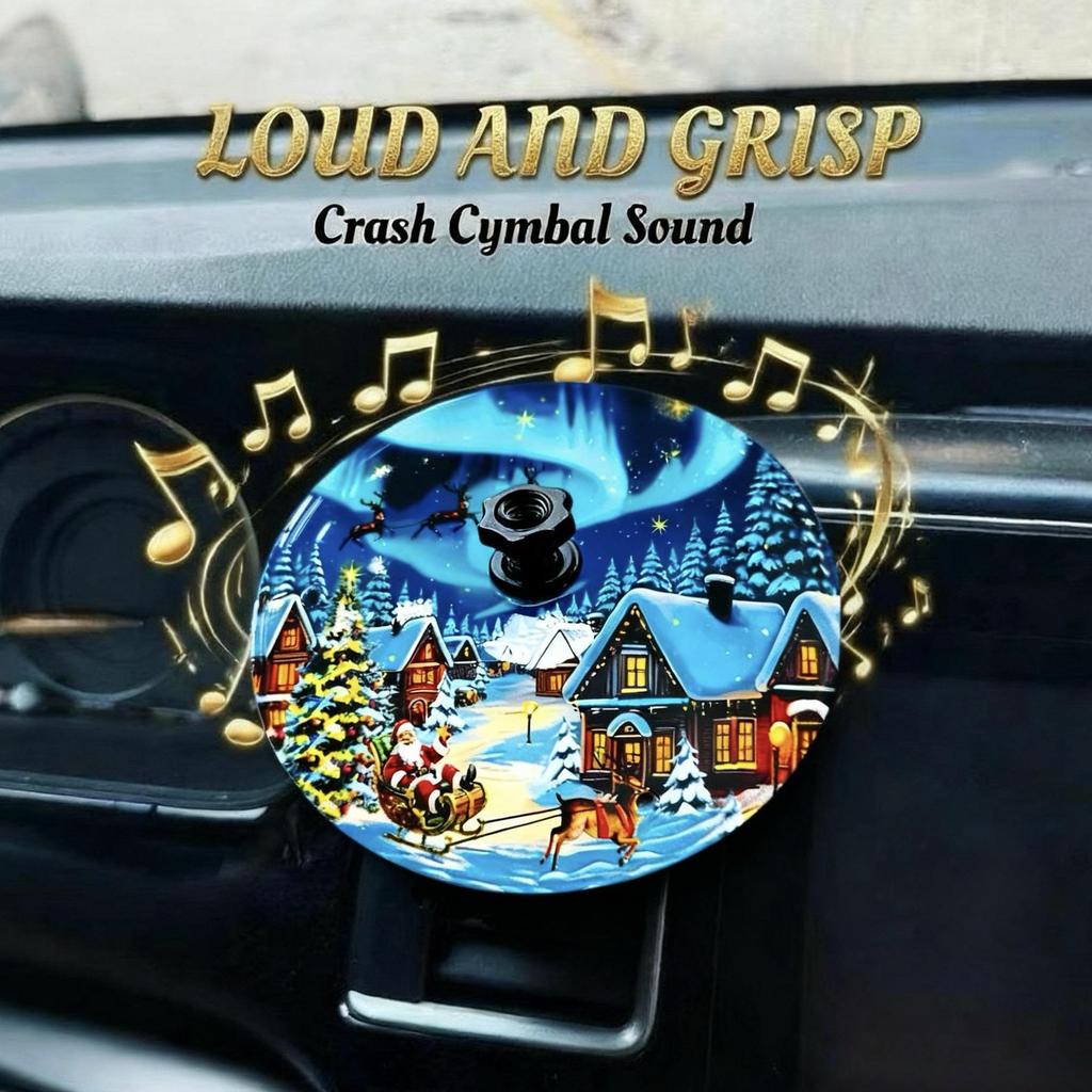 DIY Car Percussion Cymbal Air Vent Decoration: High-End Look