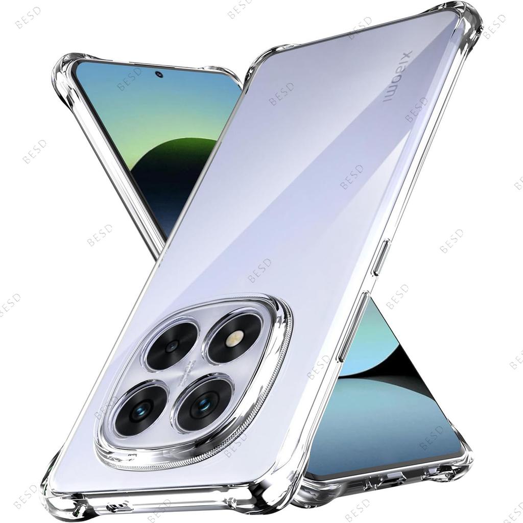 Case For Redmi Note 14 Pro 5G Pro+ Plus / Redmi Note 13 Pro+ Plus Protective Cover Four Corners Shockproof Bumper Coque Fundas