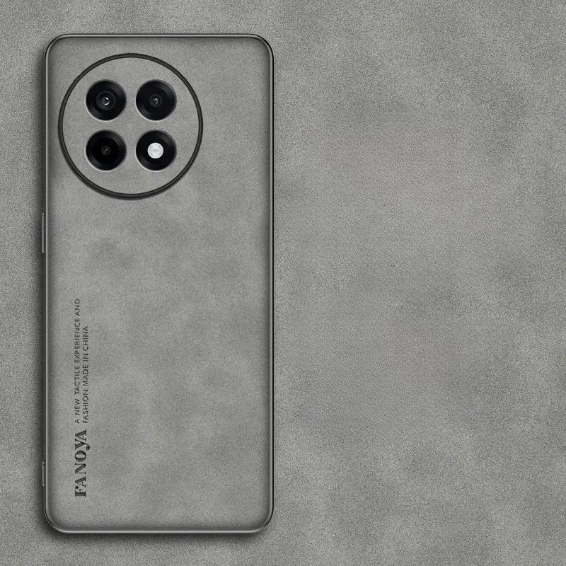 Πολυτελής Δερμάτινη Θήκη Skinsheep για Oneplus ACE 5 Pro ACE5 Ματ Σιλικονούχο Κάλυμμα για Oneplus ACE 5pro ACE 3V 3 Pro 1+13R TPU Αντικραδασμικός Προφυλακτήρας