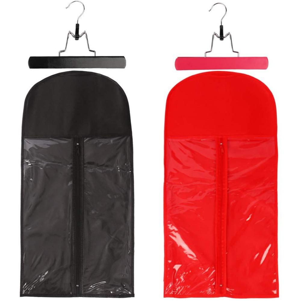 Dust-Proof Wig Bag Package Non-Woven Wig Holder Case Pink Wig Storage Bag