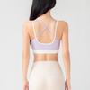 Cross Belt Training Fitness Bra Anti-shake Underwear for Women Breathable Yoga Soft Bra  Women