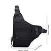 OutdoorTacticalChestPack Molle Waist Bag Fanny Pack for Men Hiking Climbing Cycling Fishing Camping Travel Sport Crossbody Pouch