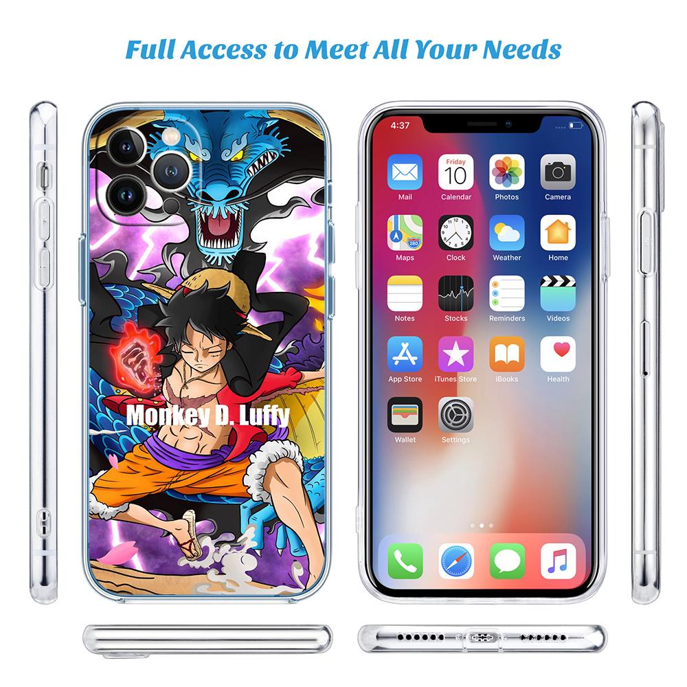 FM39 One Piece Luffy Soft Shell Phone Case for Motorola Moto Edge 20 30 40 50 S30 Fusion Ultra Pro Neo Lite + G200 G23