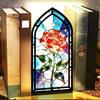 Gothic Book Nook Suncatcher Stained Glass Candle Holder Window Bookshelf Insert Diorama for Library Decor Bookish Gifts for Readers Book Lovers