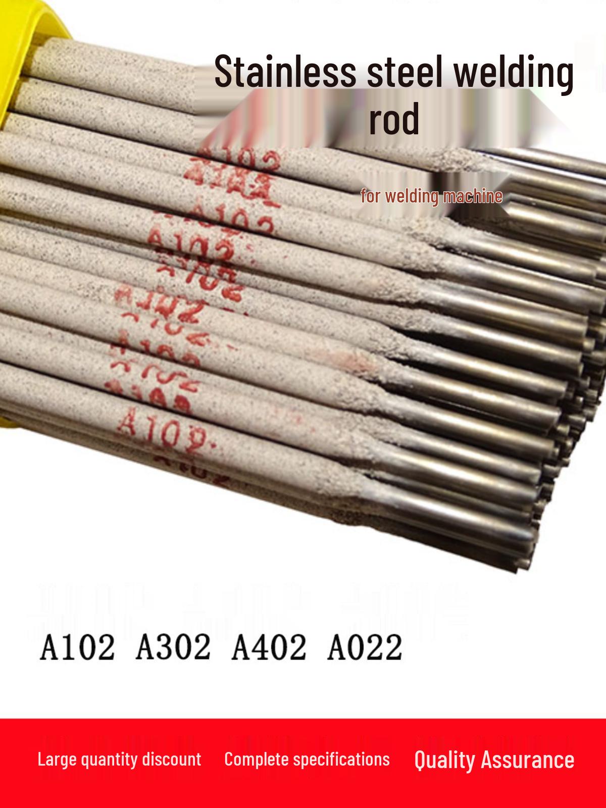 

GB SUS304 Stainless Steel Welding Rods - 2.5, 3.2, 4.0mm A102 A302A022 for Household Welding Machines 4.0mm 1kg weld 304