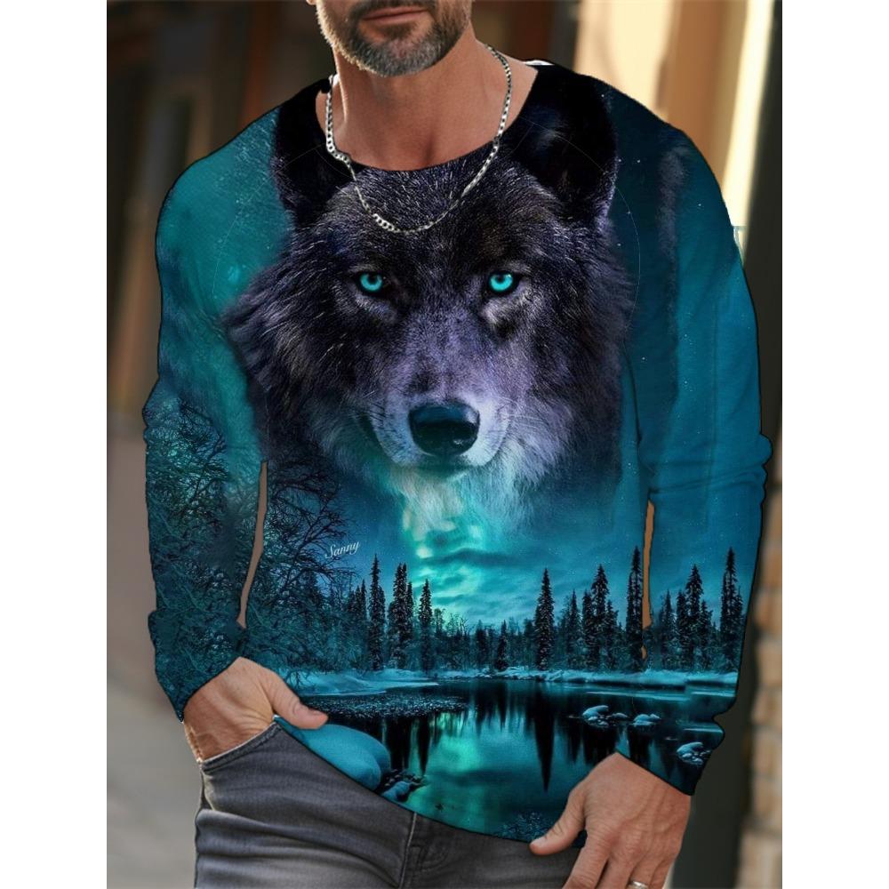 Pánské tričko s dlouhým rukávem s 3D potiskem dýně na Halloween, podzimní a zimní, pánská streetwearová móda, kulatý výstřih, dlouhý rukáv