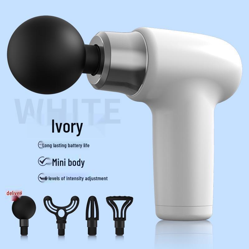 Electric Massage Gun with Heat and Extended Handle for Full-Body Relaxation