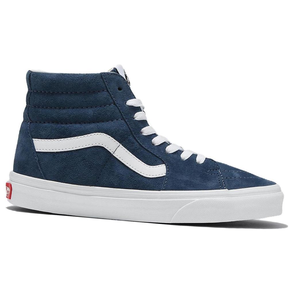Vans Sk8-Hi Zamsz Świński - Vintage Indigo Buty Unisex Niebieskie VN0007NSAHU