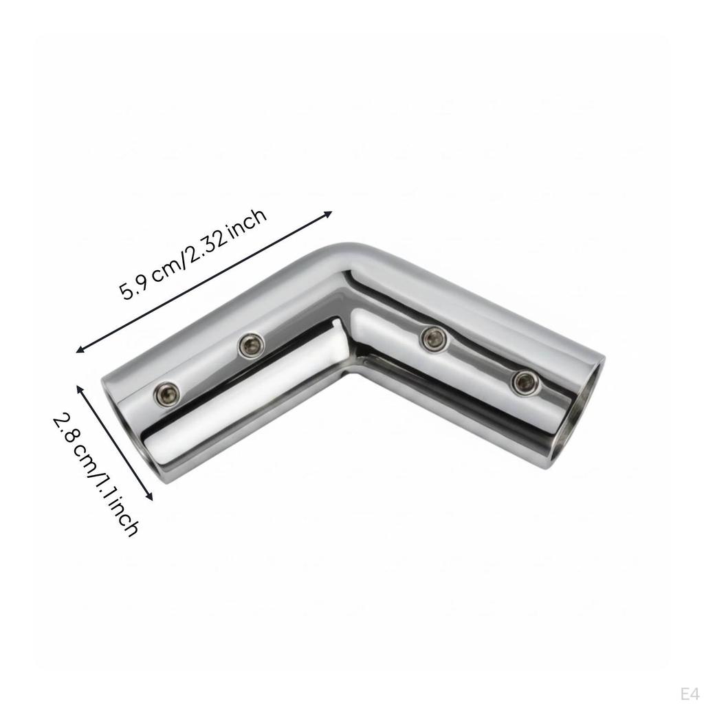 Elbow Pipe with Set Screws 316 Stainless Steel Marine Fitting Compatible 2 Way 90 Degree