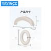 YAYINCC for Bose QC15 QC25 QC35 QC45 earphones Silicone ear cap/zipper head beam protective cover not afraid of peeling off skin