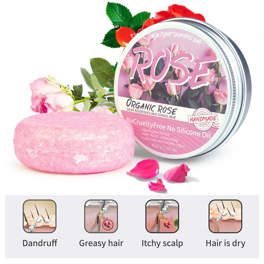Shampoo Soap Plant Extracts Solid Shampoo Shampoo Bar Oil Control/Smooth/Strong Hair Root/Nourishing/Scurf Removal