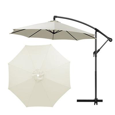 Copertură de înlocuire pentru umbrelă de terasă, 3 metri, 6 spițe, rezistentă la UV, multifuncțională pentru utilizare în aer liber