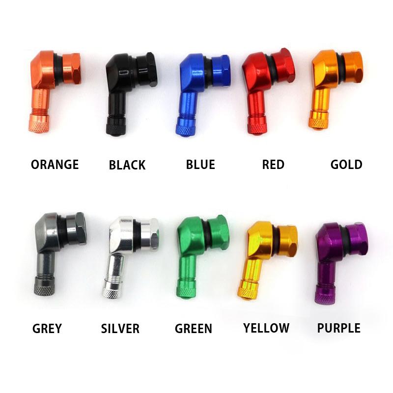 1 SZTUKA Felga Motocyklowa Koła Oponowe Części Zamienne Zawór Kolanko Kąt 90 Stopni Koło Motocykla Opona Bezdętkowe Trzonki Zaworów Część Koła Felgi