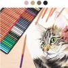 Colored Pencil Set Metal Case 36/48/72/100/120 Color Oil Pencils Student Artist Drawing Art Supplies