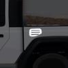 For Jeep Gladiator JT -2025 ABS Chrome Gas Door Cover Fuel Tank Door Trim 1P