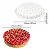 3D Himbeer-Tarte Silikonform DIY Französisches Dessert Marmeladen-Tarteboden Mousse Schokolade Gebäck Süßigkeiten Kuchen Dekoration Backform