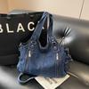 Borsa alla moda da donna 2026 Nuova Borsa a tracolla in denim coreana All-matching a spalla singola di grande capacità