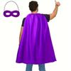 2 Stuks/Set Cosplay Kostuum Halloween Superhelden Cape Halloween Cape Kostuum Set Maskerade Dans