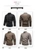 New Men's Asymmetrical Zipper Leather Motorcycle Jacket - European & American Style