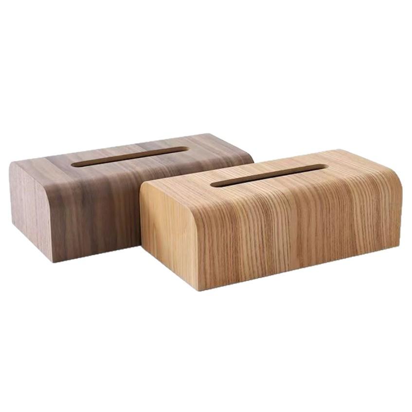 

Walnut Wood Nordic Tissue Box - Creative Napkin Dispenser for Living Room Coffee Table Tissue Box 22*14.5*8.5cm