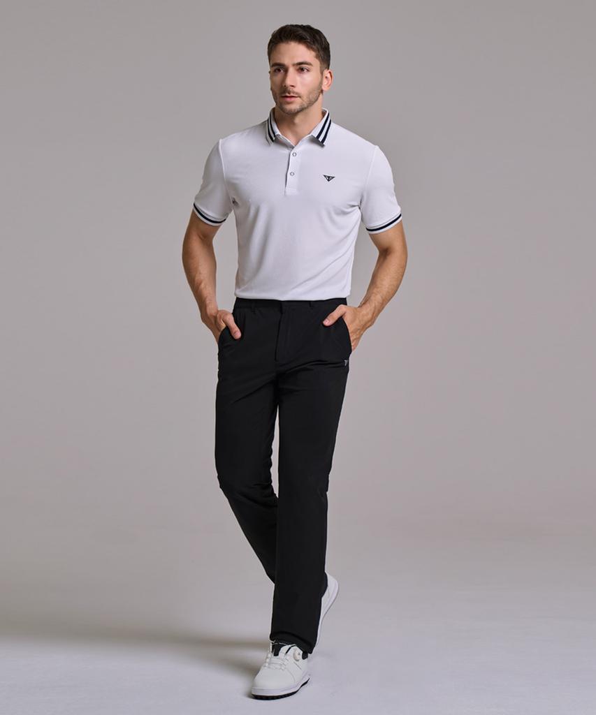 DOWNBLOW [2Pack] Men'S Basic Elastic Waist Pants Functional Magic Elastic Stretch Knee-Length Shorts Db4202-4204M