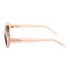 MCM Mirror Leg Side Engraved Logo Irregular Shape Sunglasses Unisex sunglasses Black White Tortoise MCM0037-D