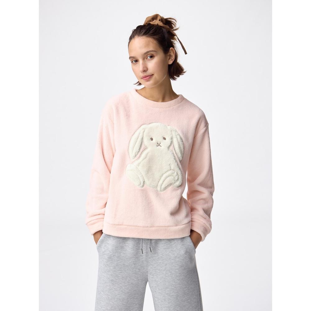 GU by Uniqlo Marshmallow Feel Pullover  Rabbit 