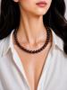 8mm Natural Red Star Tiger Eye Gemstone Round Beads Handmade Jewelry Pretty Necklace 17-20" Anniversary Gift For Her 8BN-56