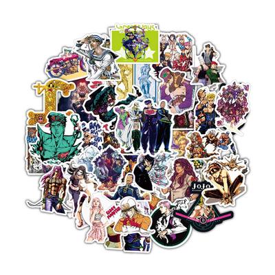 Bizarre Adventure 50 Waterproof Moe Waterproof Car JoJo's Stickers, Stickers, Stickers, Goods, Stickers, PVC, Anime, Cute, Guitar, Notebook,