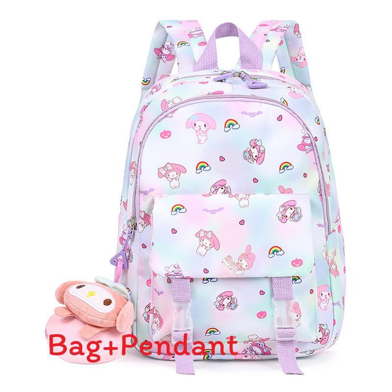 My Melody Cartoon Kids Backpack With Breathable Canvas For Kindergarten Daily Use