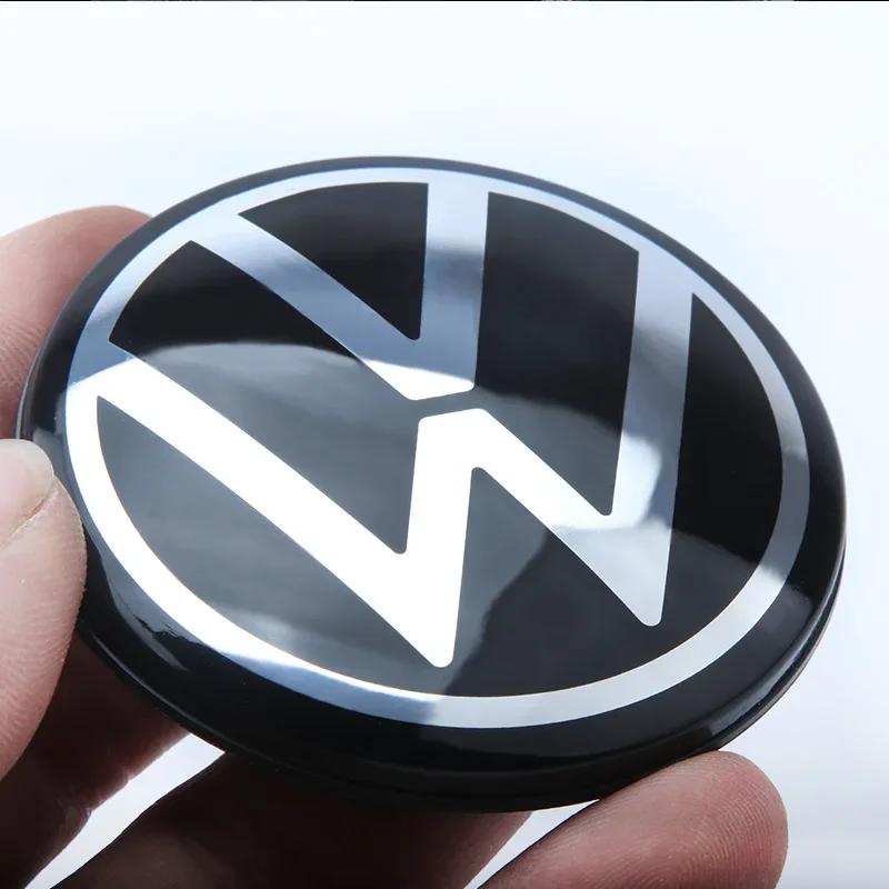 O1Car Sticker For VOLKSWAGEN VW 4pcs Suitable For New Volkswagen Wheel Covers - New Lavida, Passat, Tacqua, Tiguan L - Mirror Fin