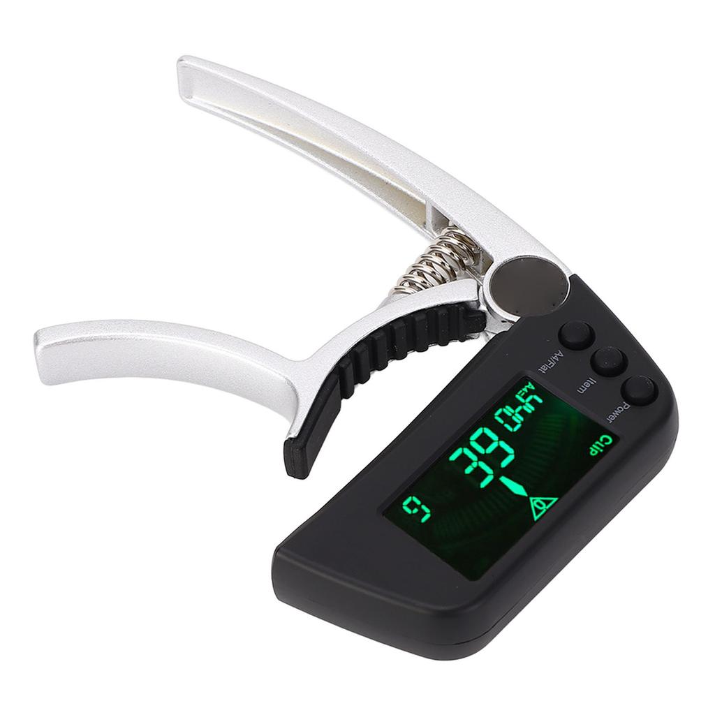 2 In 1 Guitar  Tuner LCD Display Digital Tuning  for Acoustic Electric Classical Guitars Uku