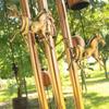Metal Wind Chimes Handmade Running Horse Wind Chime Retro Wind Chime with Bells for Home Indoor Garden Patio Yard Decor