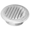Ventilation Pipe Cover Flat Grille Duct Vent Hood 304 Stainless Steel 125mm Diameter Windproof Insectproof