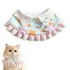 Dog Bandanas Adjustable Snap Button Pet Bib Breathable Cute Bear Print